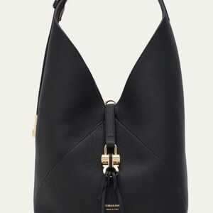 Salvatore Ferragamo Origami Leather Hobo Bag - Brand New